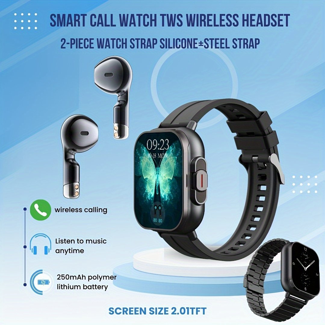 Smartwatch with Wireless Earbuds