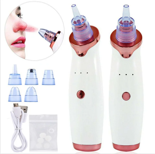 Deep Clean Pore Vacuum | 5 in 1 Blackhead Remover | Glowing Skin Tool